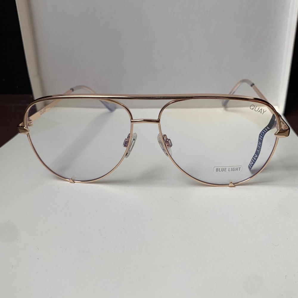 Quay HIGH KEY MINI Blue Light Glasses